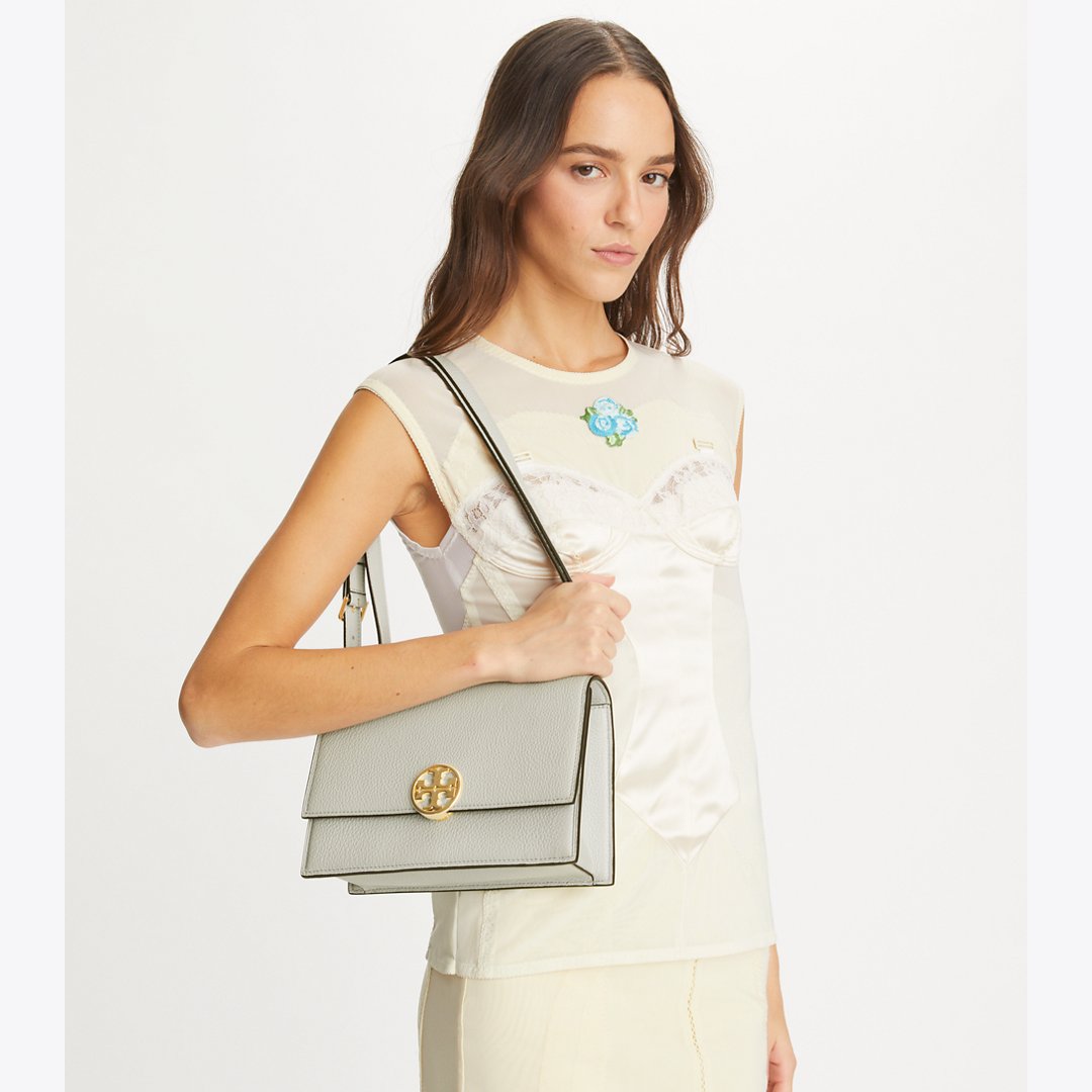 Tory Burch Limited-Edition Shoulder Bag Feather Gray