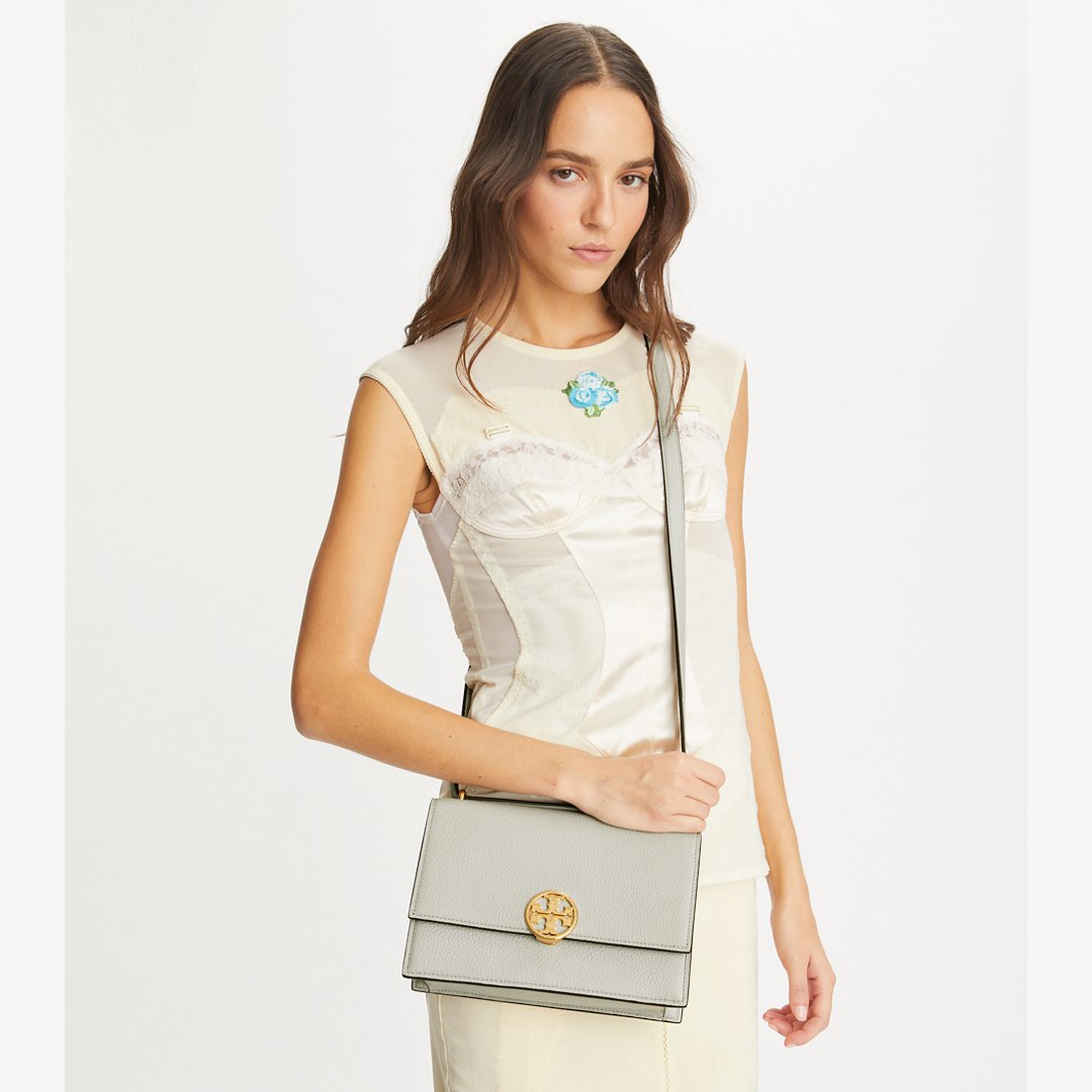 Tory Burch Limited-Edition Shoulder Bag Feather Gray