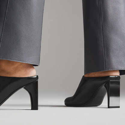  Hermes Lina 80 Mule Noir