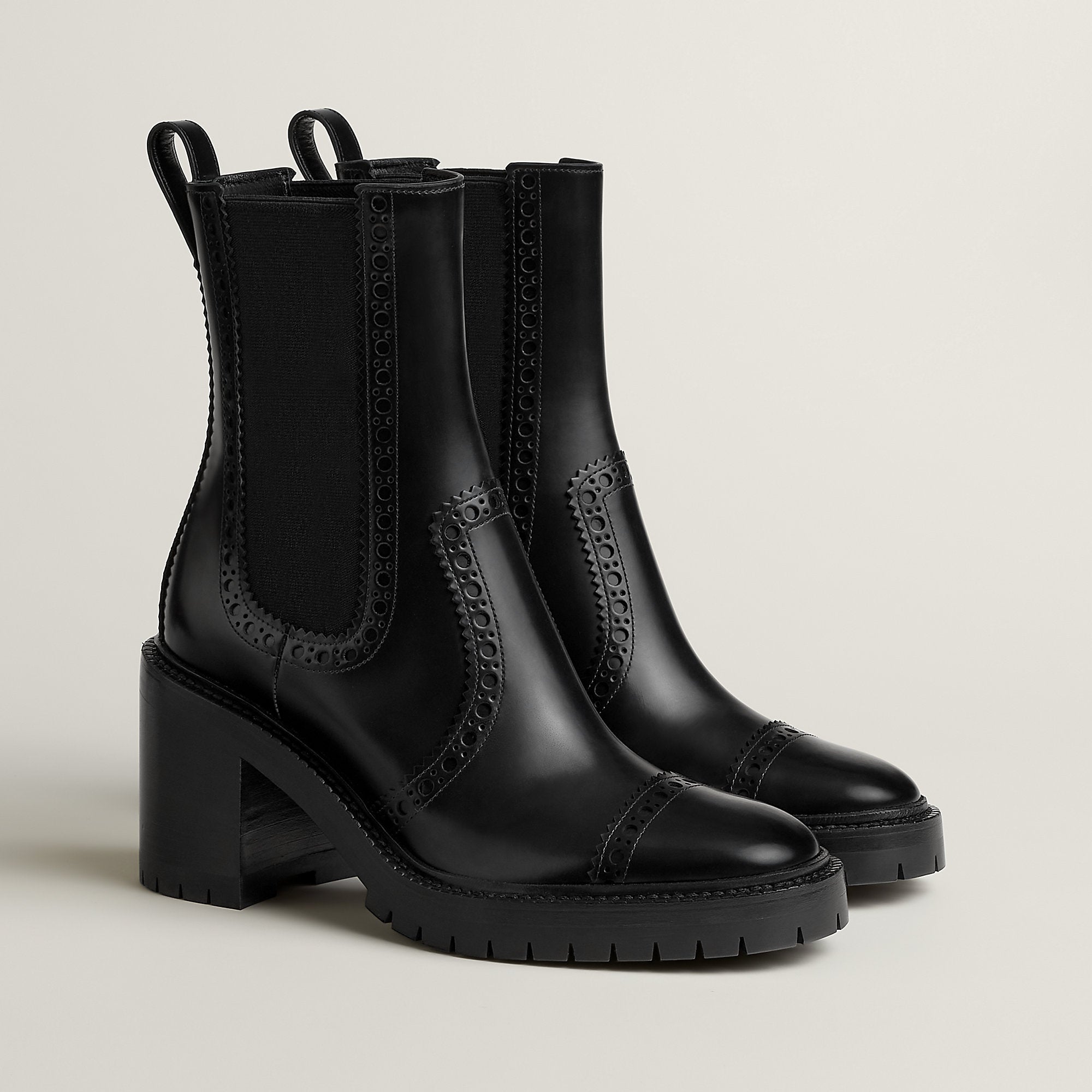  Hermes Lindsay 70 Ankle Boot Noir