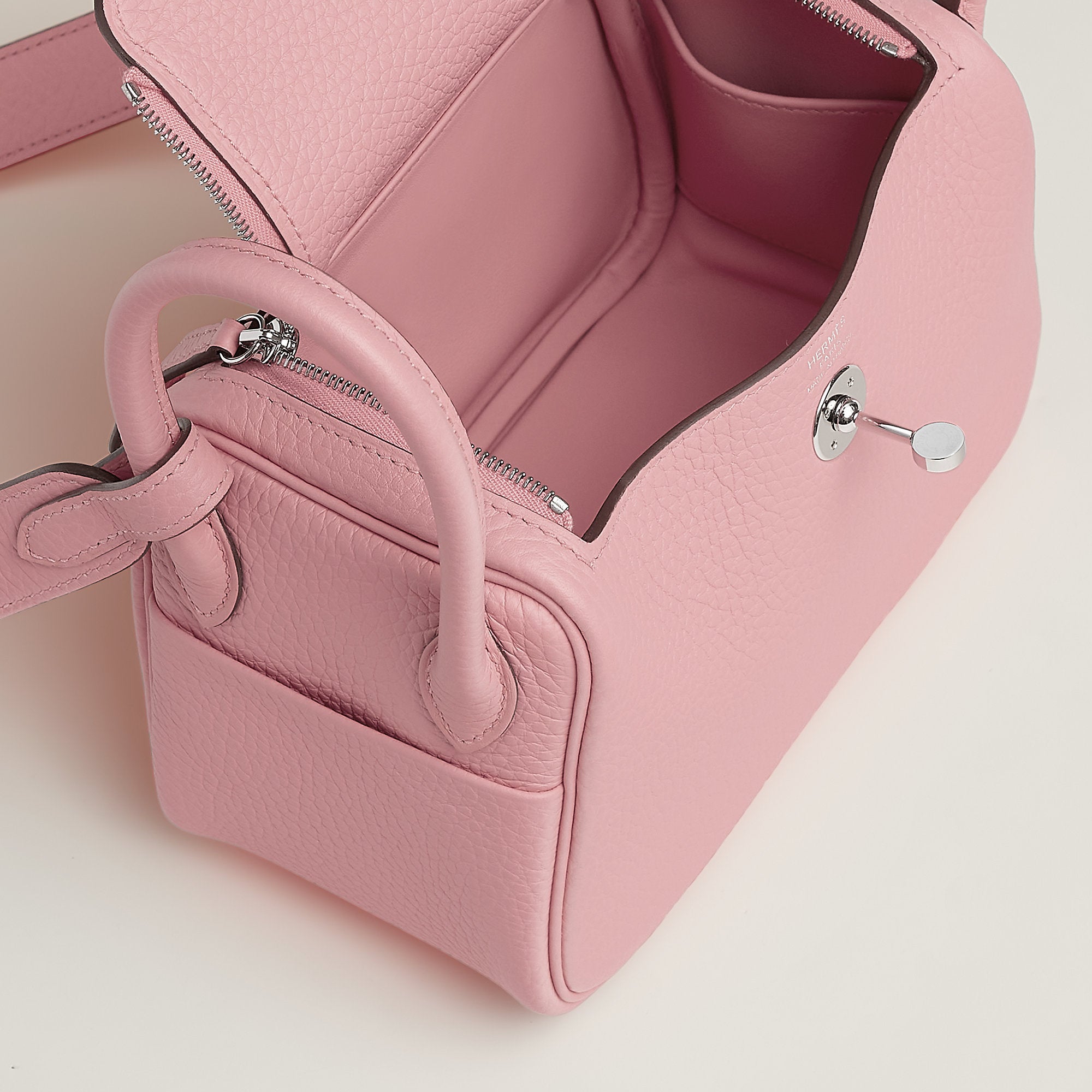  Hermes Lindy Ii Mini Bag Rose Sakura