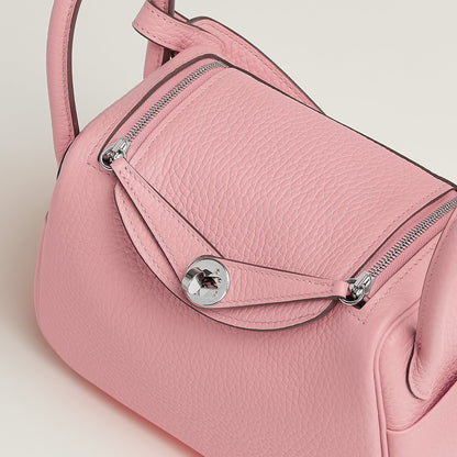  Hermes Lindy Ii Mini Bag Rose Sakura