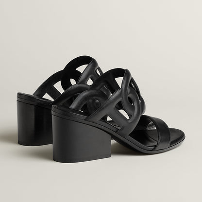  Hermes Lipari 70 Sandal Noir