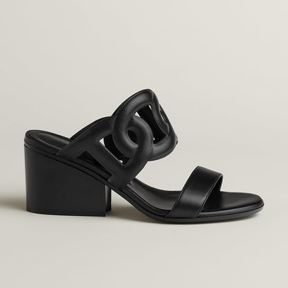  Hermes Lipari 70 Sandal Noir