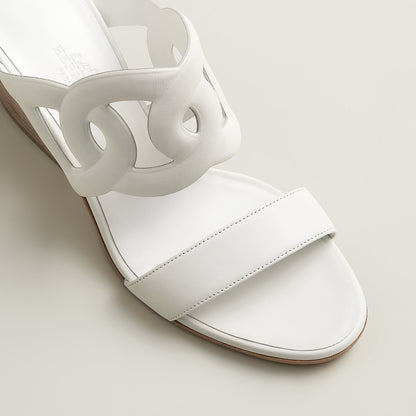  Hermes Lipari 70 Sandal Blanc