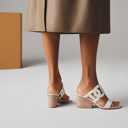  Hermes Lipari 70 Sandal Blanc
