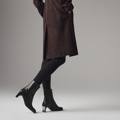  Hermes Lisa 55 Ankle Boot Noir