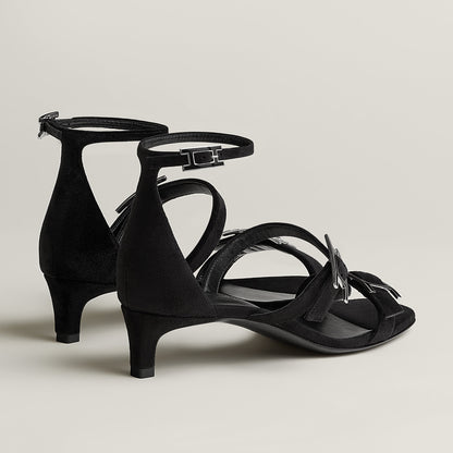  Hermes Liv 40 Sandal Noir