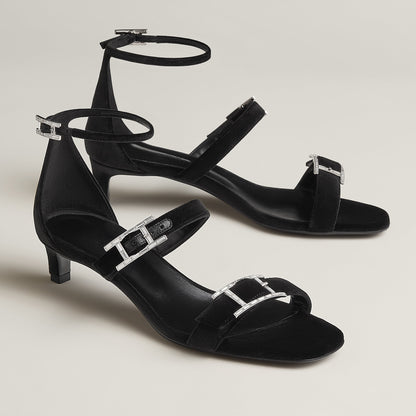  Hermes Liv 40 Sandal Noir