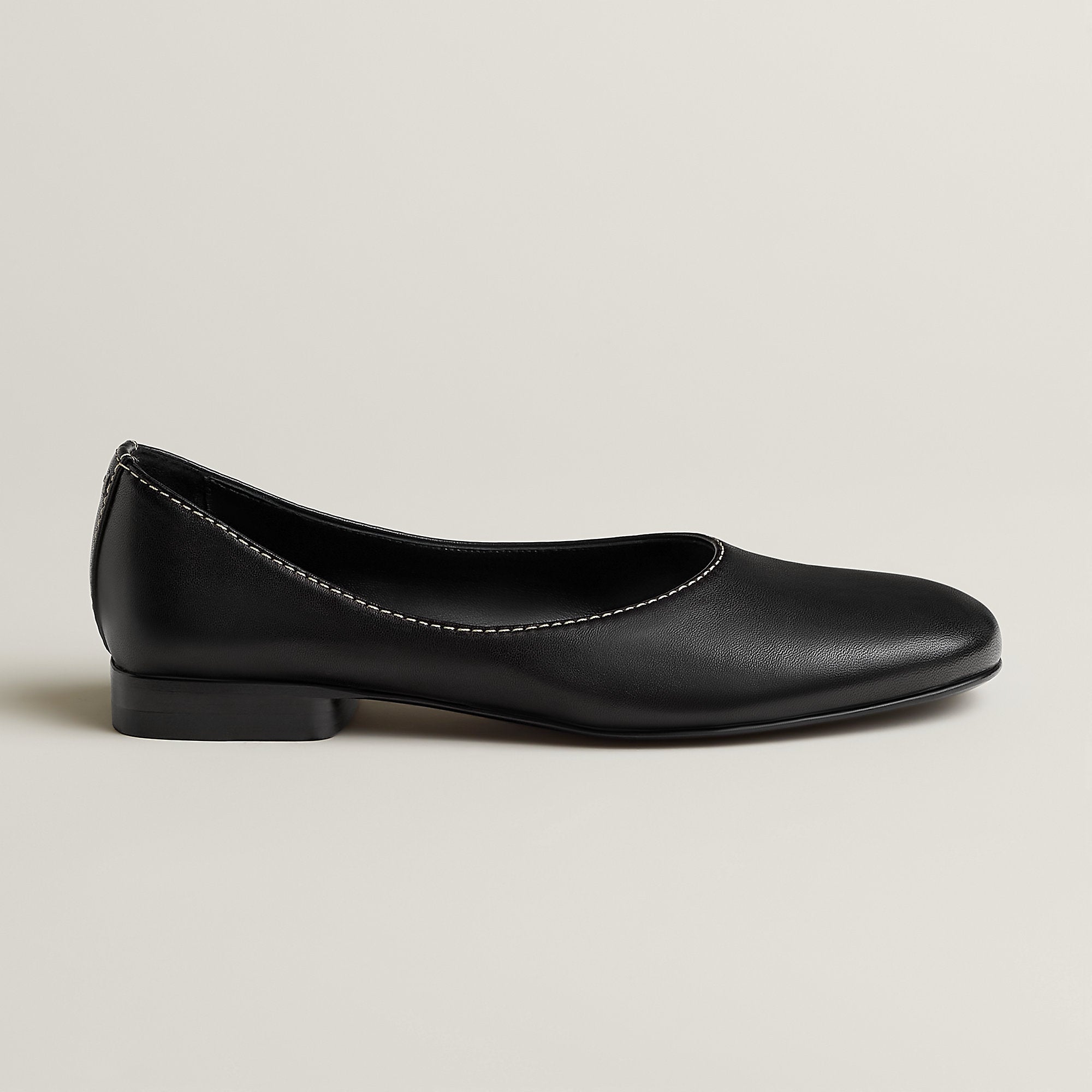  Hermes Liz Ballet Flat Noir