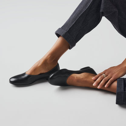  Hermes Liz Ballet Flat Noir