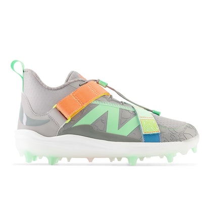 New Balance Fuelcell Lindor 2 Comp Team Away Grey with Electric Jade and Neon Dragonfly