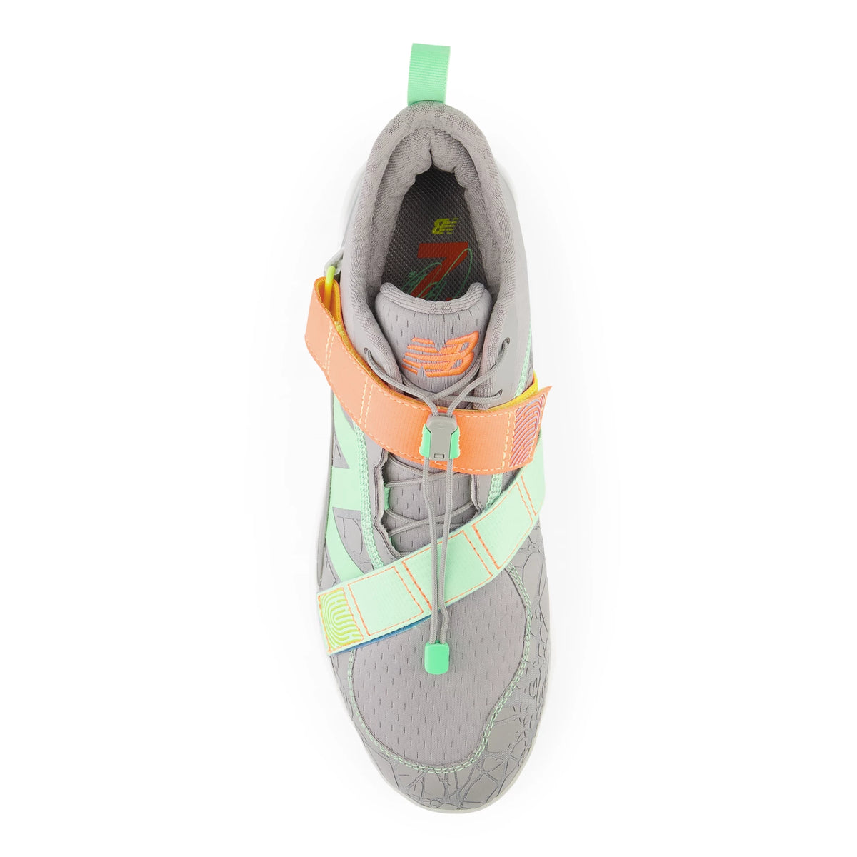 New Balance Fuelcell Lindor 2 Comp Team Away Grey with Electric Jade and Neon Dragonfly