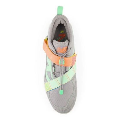 New Balance Fuelcell Lindor 2 Comp Team Away Grey with Electric Jade and Neon Dragonfly