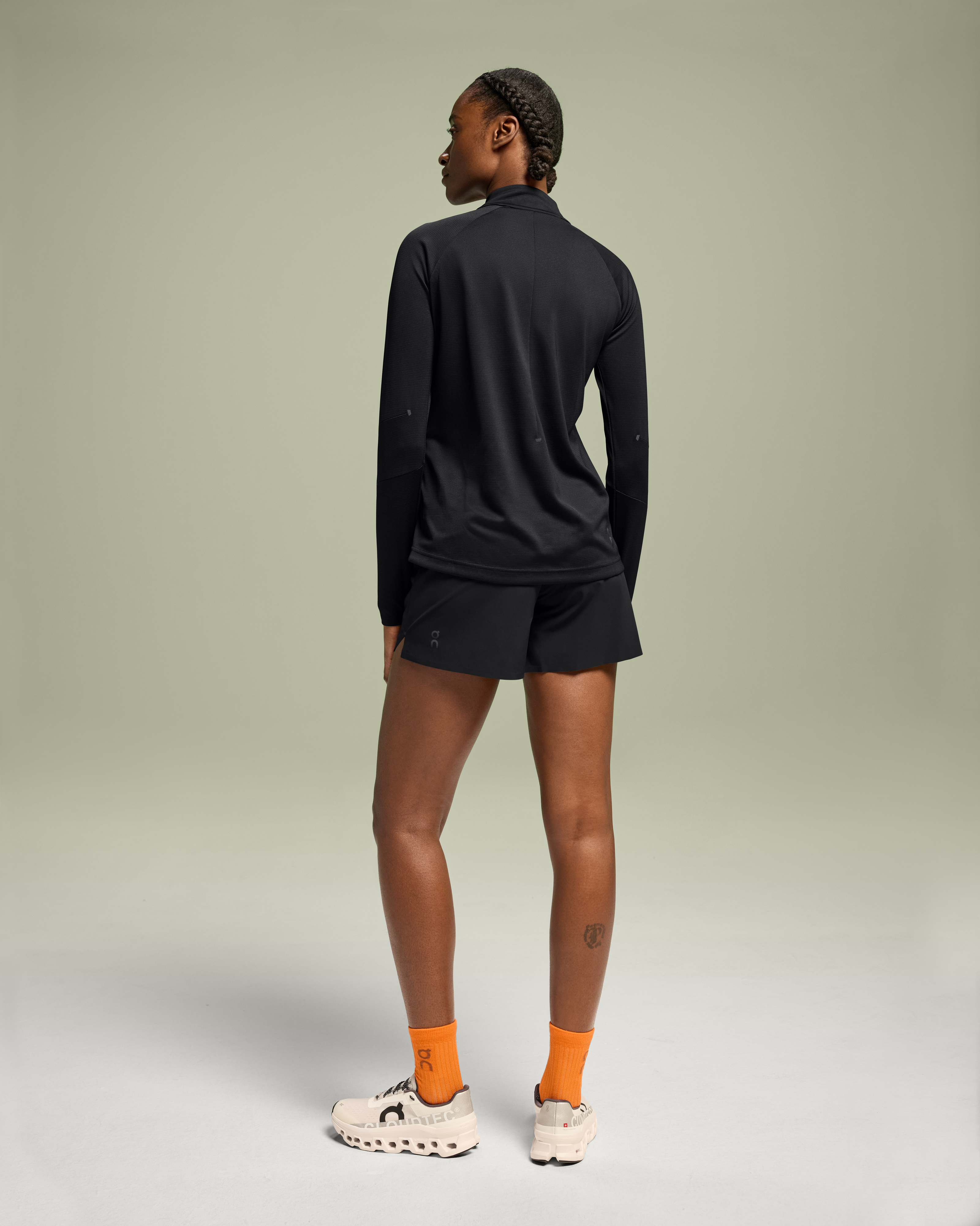 on 5" running shorts Black (Women's)