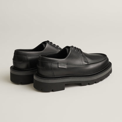  Hermes Locker Derby Shoe Noir