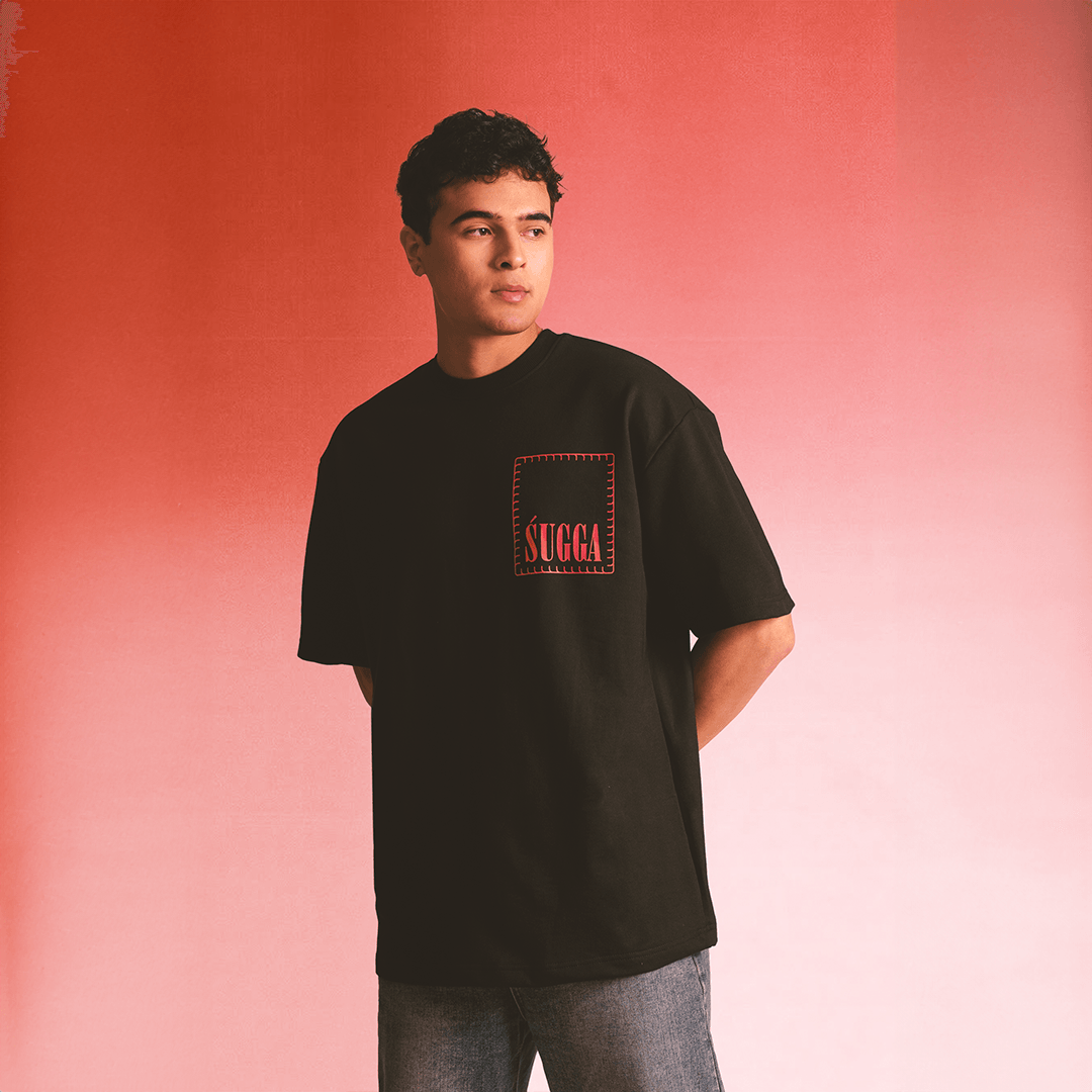 Sugga Locks Tshirt - Black Regular Fit