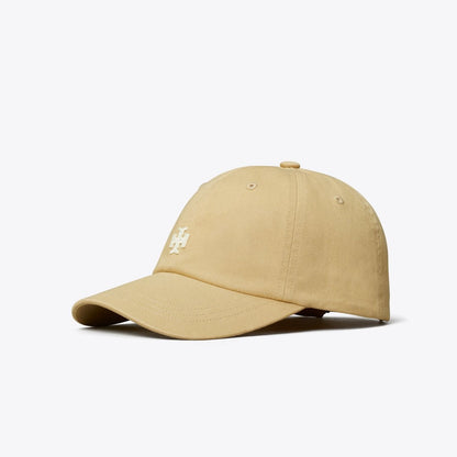 Tory Burch Logo Cap Khaki