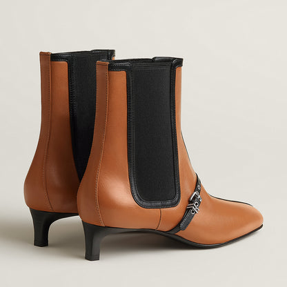  Hermes Lolita 40 Ankle Boot Naturel