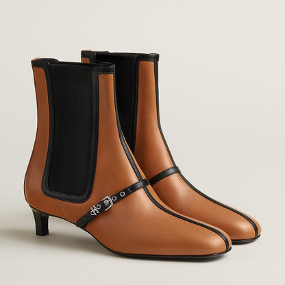  Hermes Lolita 40 Ankle Boot Naturel