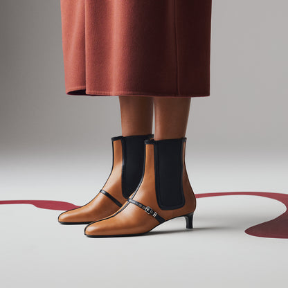  Hermes Lolita 40 Ankle Boot Naturel