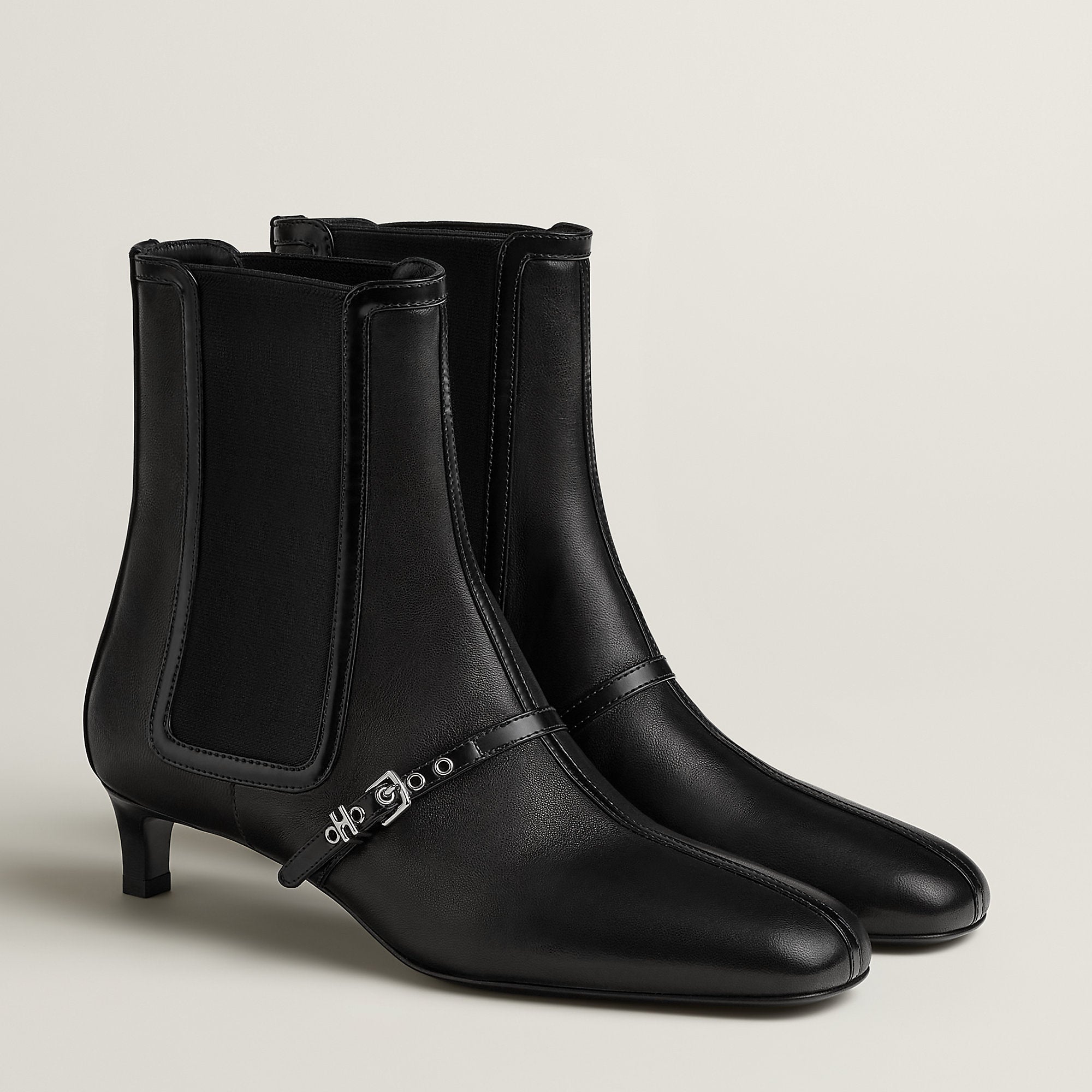  Hermes Lolita 40 Ankle Boot Noir