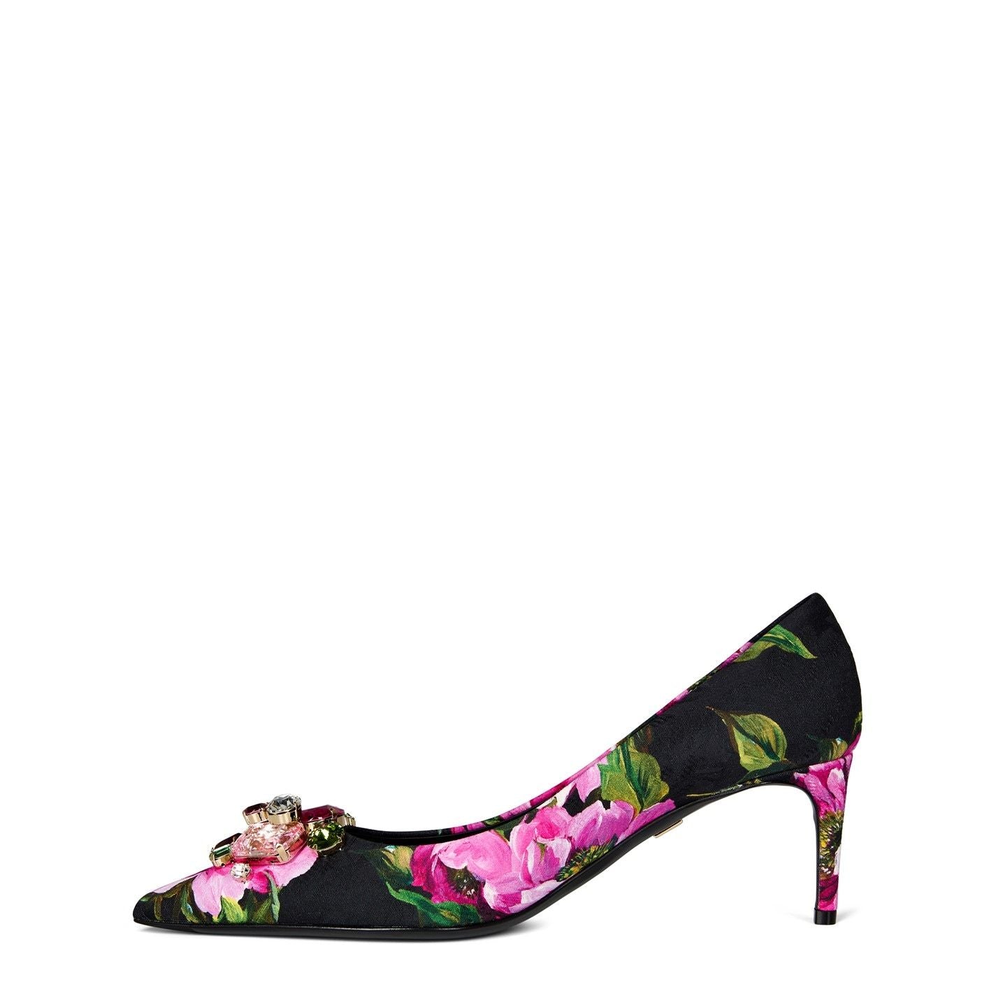 Lollo Embellished Floral 60mm Pumps Fuxia