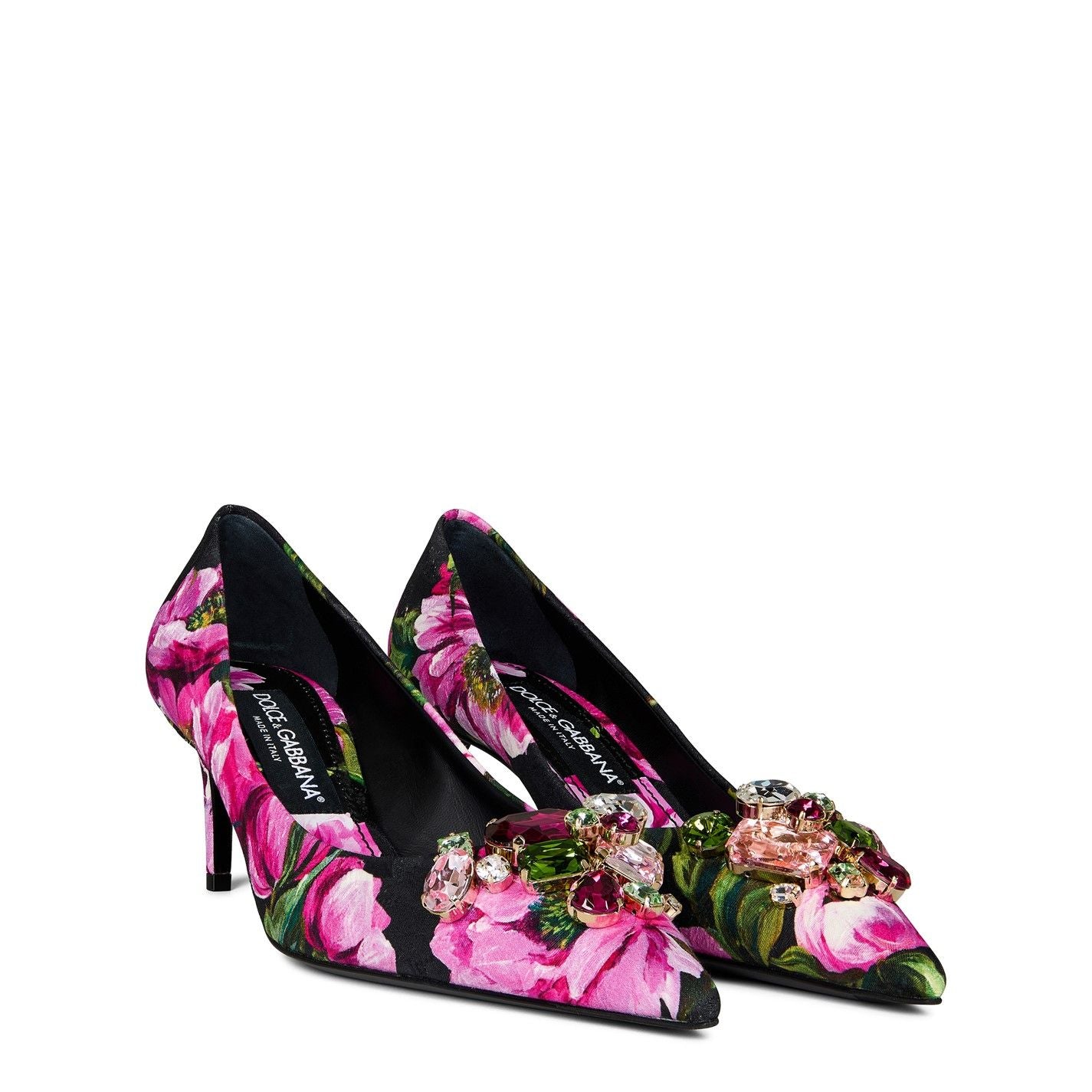  Lollo Embellished Floral 60mm Pumps Fuxia