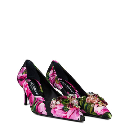  Lollo Embellished Floral 60mm Pumps Fuxia