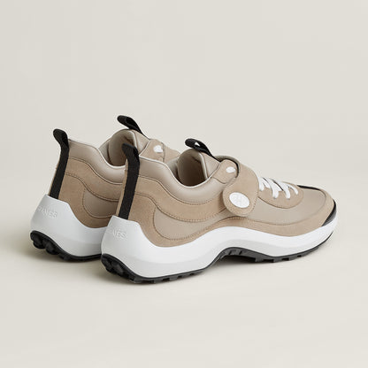  Hermes Loop Sneaker Beige Galet