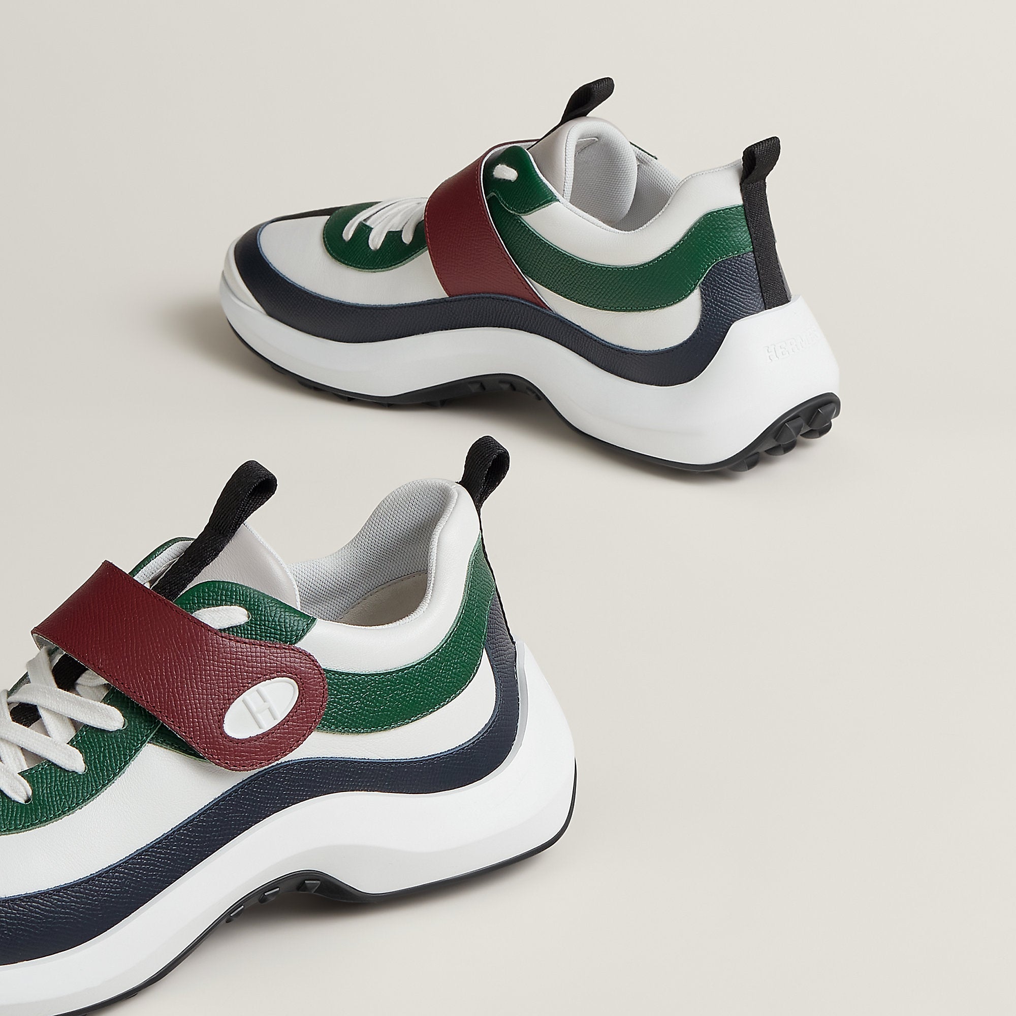  Hermes Loop Sneaker Multie Blanc