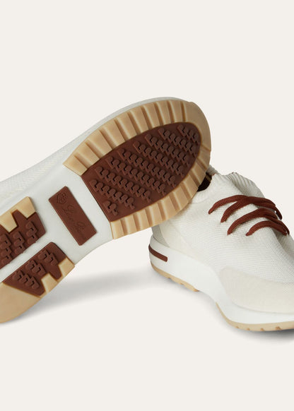 LoroPiana 360 LP Flexy Walk Sneaker White