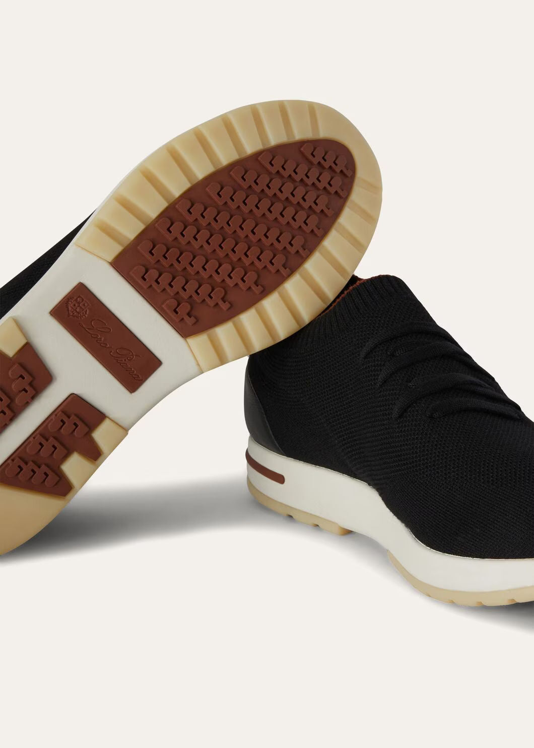 LoroPiana 360 LP Flexy Walk Sneaker Black