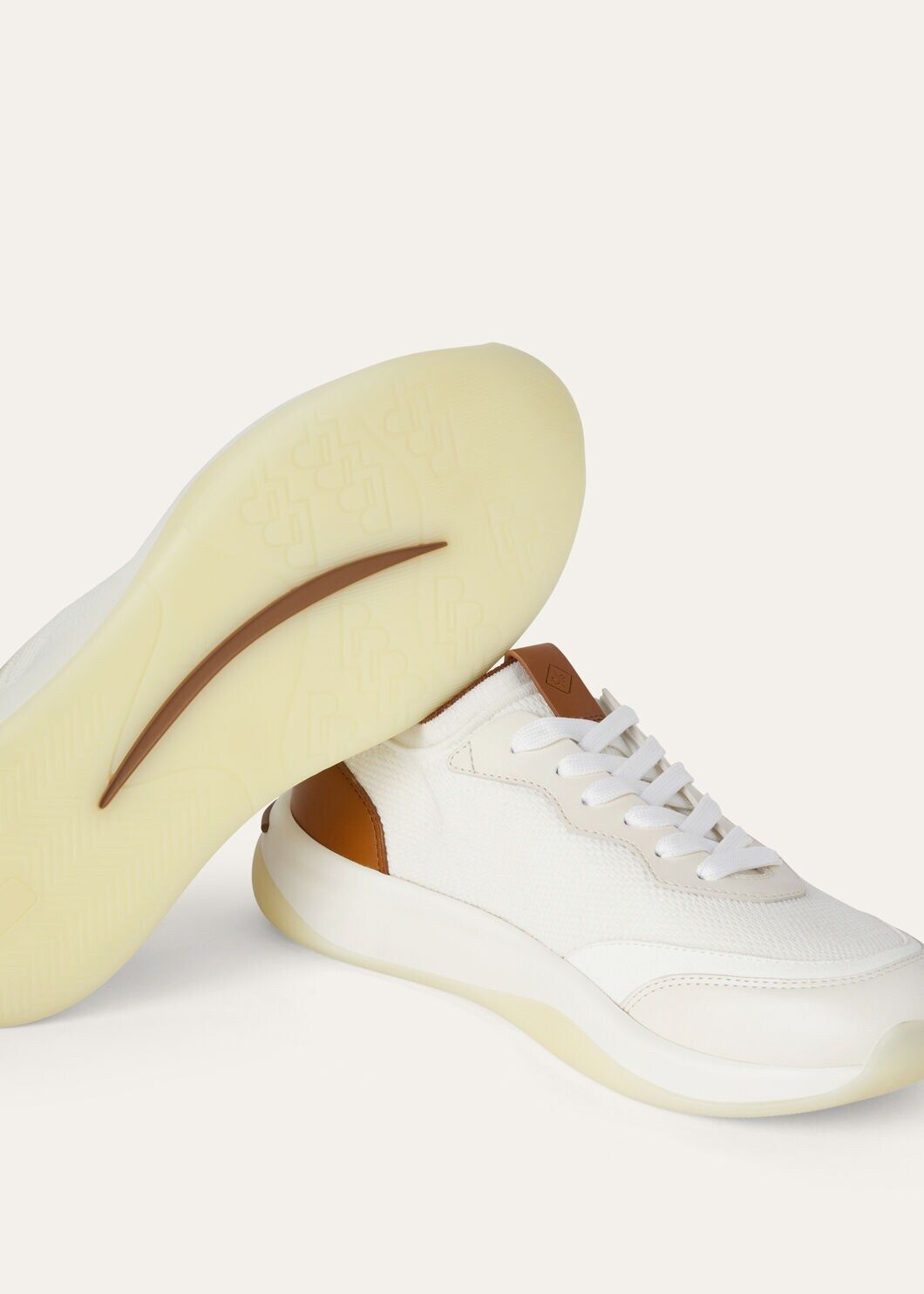 LoroPiana 410 LP Walk Sneaker White