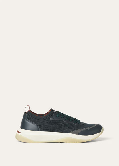 LoroPiana 410 LP Walk Sneaker Dark Green