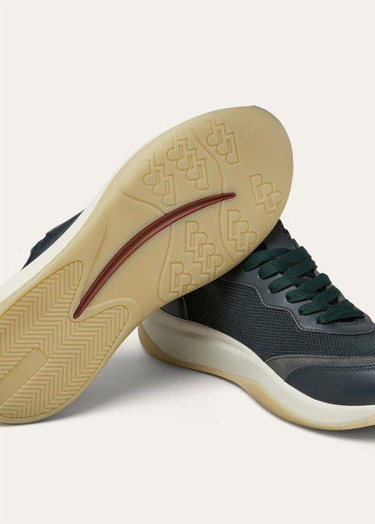 LoroPiana 410 LP Walk Sneaker Dark Green