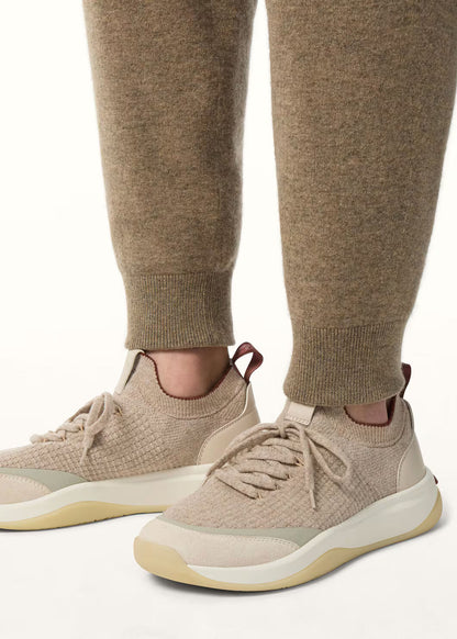 LoroPiana 410 LP Walk Sneaker Kasha Melange