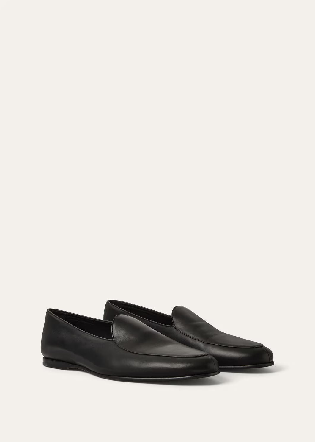 LoroPiana Anton Classic Walk Loafer Black