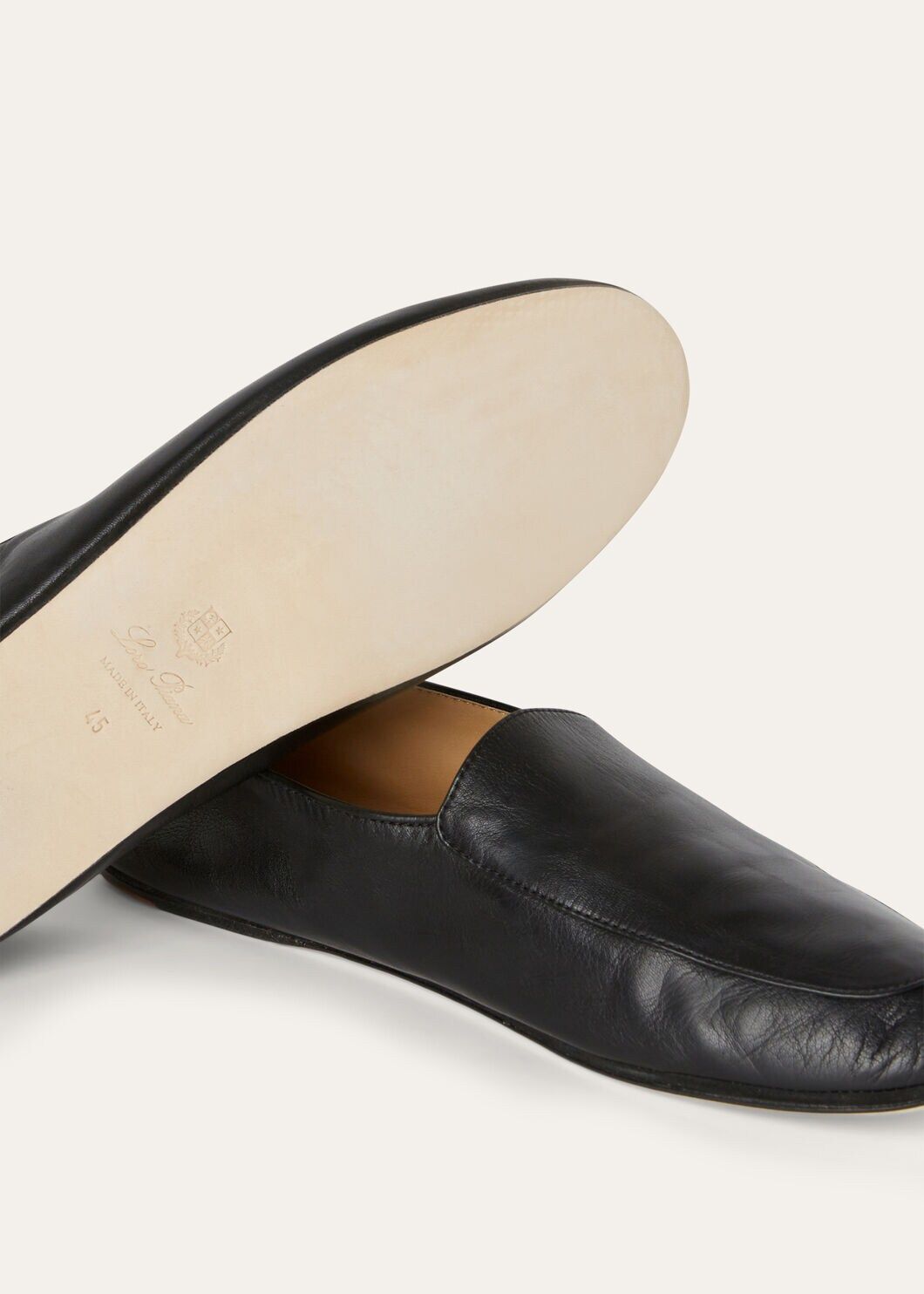 LoroPiana Anton Walk Loafer Black