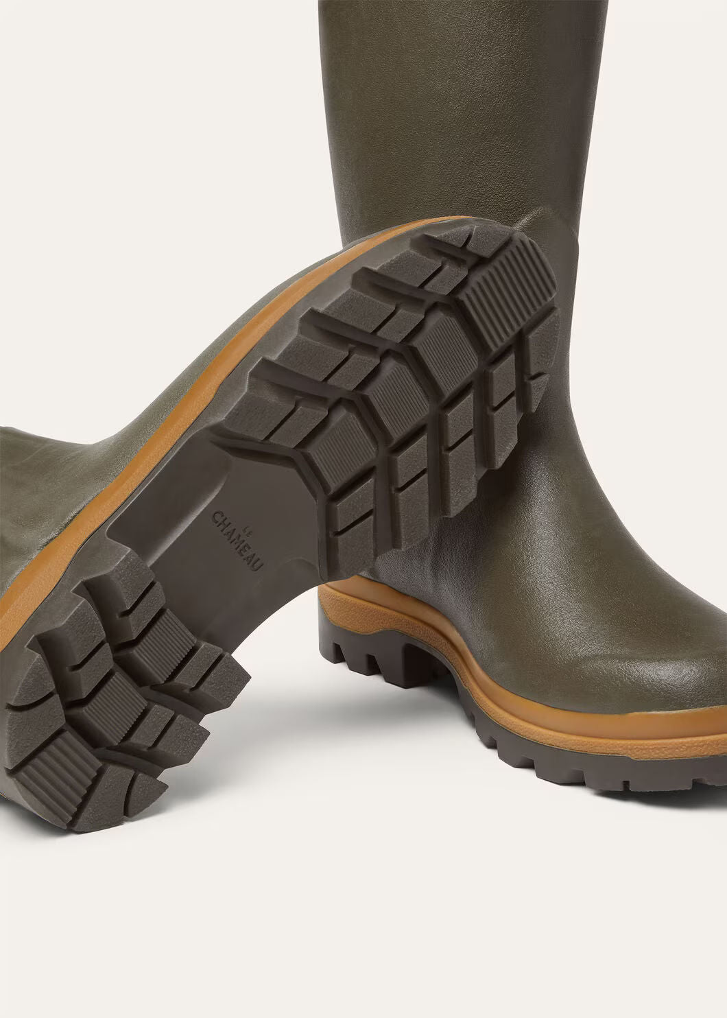 LoroPiana Chasseur Boot Le Chameau Green