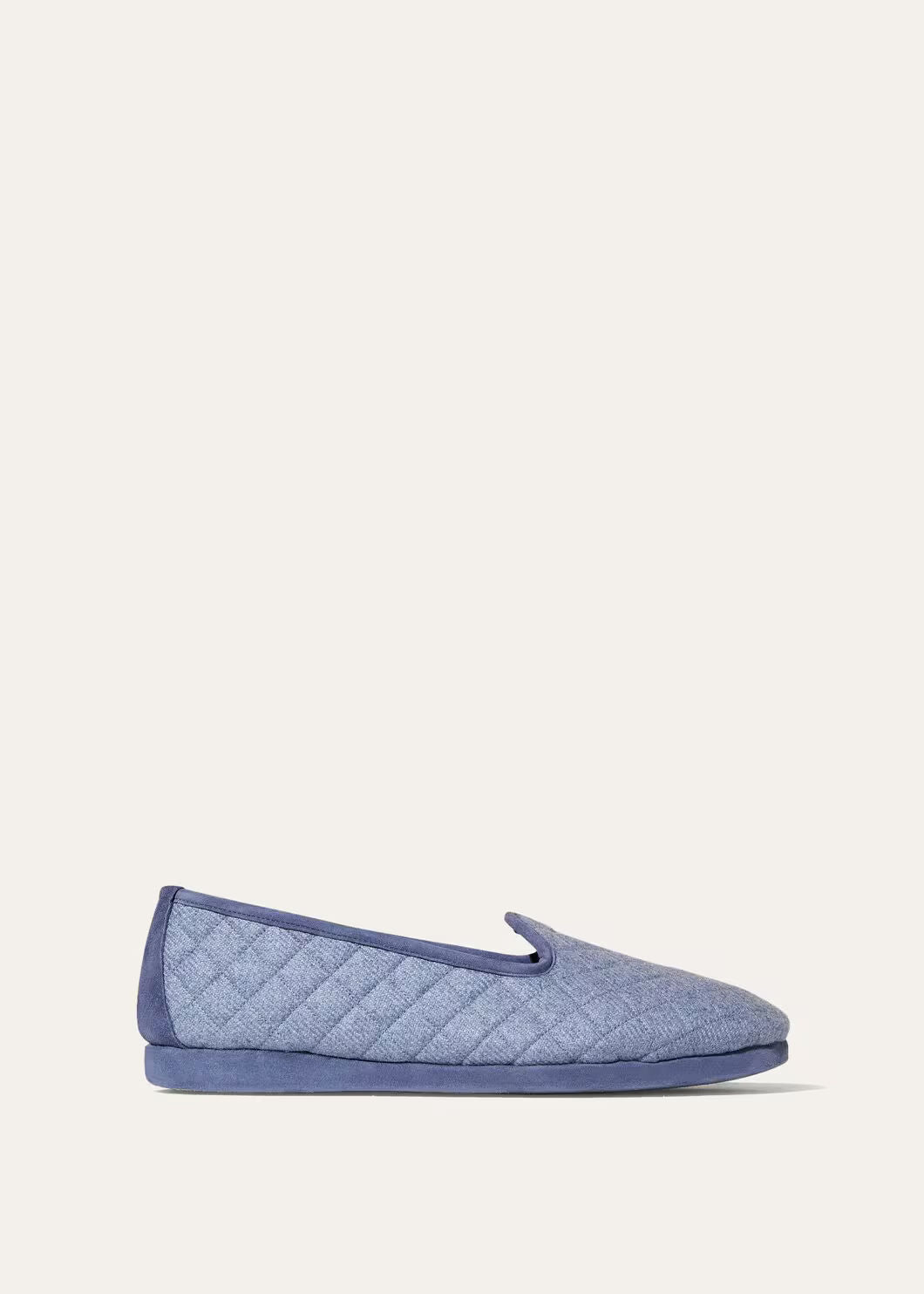 LoroPiana Classic Slipper Light Blue Sugar Paper Melange