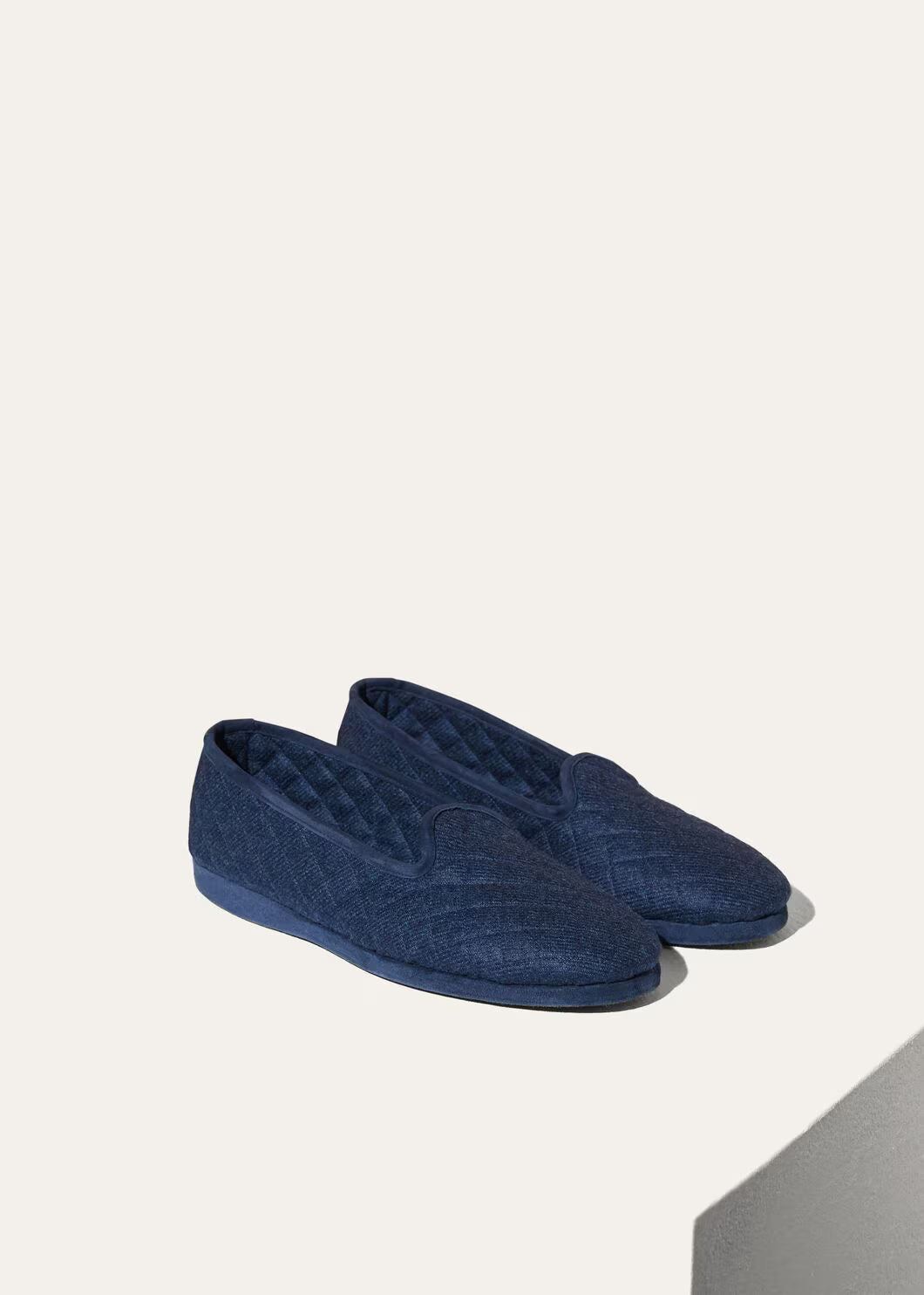 LoroPiana Classic Slipper Sodalite Blue Melange