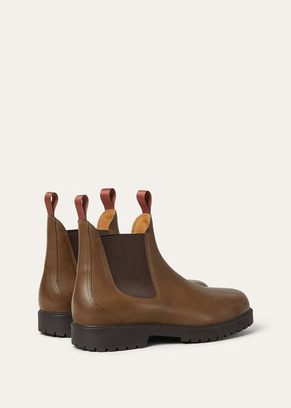 LoroPiana Dover Walk Chelsea Boot Woodland Hues