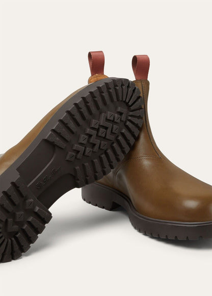 LoroPiana Dover Walk Chelsea Boot Woodland Hues
