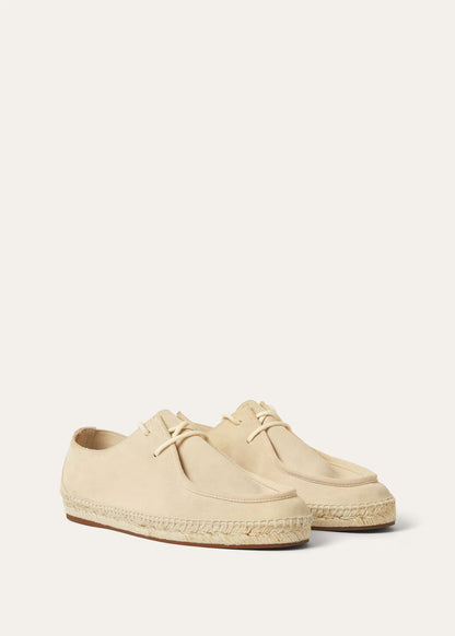 LoroPiana George Walk Espadrille Yogurt
