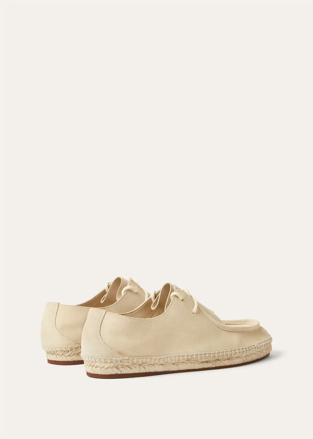 LoroPiana George Walk Espadrille Yogurt
