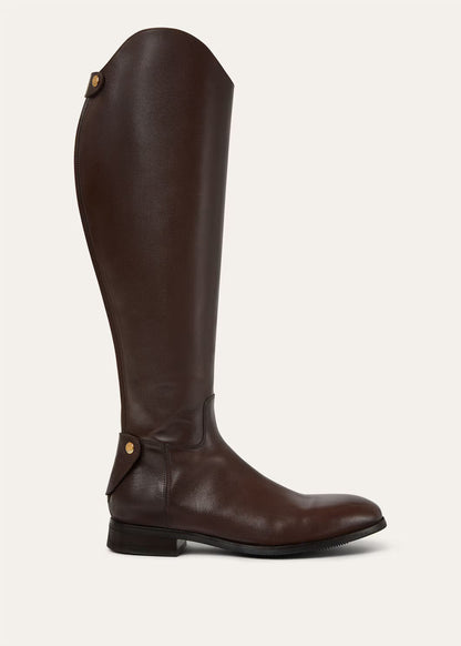 LoroPiana Horseriding High Boot French Coffee