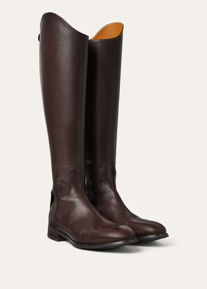 LoroPiana Horseriding High Boot French Coffee