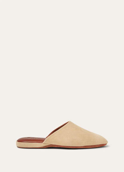 LoroPiana Marcel Walk Slipper Peanut Butter