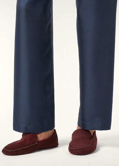 LoroPiana Maurice Slipper Wild Plum